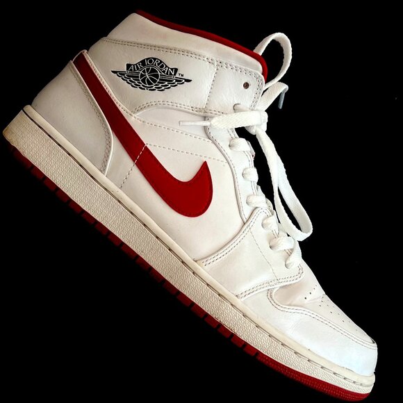 Nike Air Jordan 1 White Gym Red - Picture 2 of 7